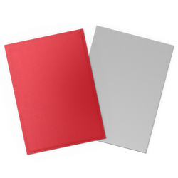 Dragon Shield: Standard 100ct Sleeves - Crimson & Silver (Dual Matte)