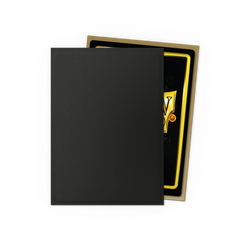 Dragon Shield: Standard 100ct Sleeves - Black and Gold (Dual Matte)