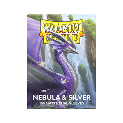 Dragon Shield: Standard 100ct Sleeves - Nebula & Silver (Dual Matte)